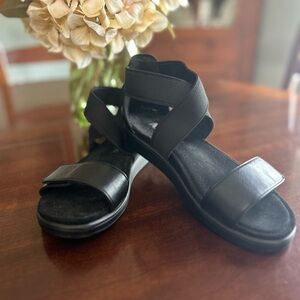 Alegria Lucia Black Women's Sandals